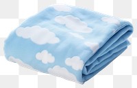 PNG Towel cloud blue softness. 