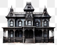 PNG Haunted black mansion architecture building house