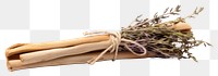 PNG Smudge stick plant herbs food. AI generated Image by rawpixel.