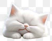 PNG Kitten sleeping mammal animal. AI generated Image by rawpixel.