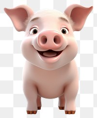 PNG Pig cartoon mammal animal. 