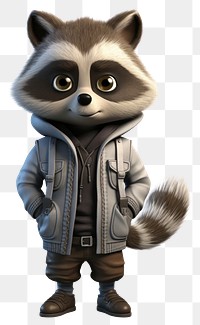 PNG Raccoon cartoon mammal cute. 