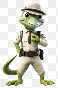 PNG Cartoon security reptile animal. 