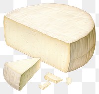 PNG Mozzarella cheese food parmigiano-reggiano white background. AI generated Image by rawpixel.