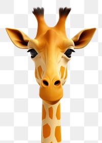 PNG Giraffe wildlife animal mammal transparent background