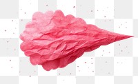 PNG Paper petal leaf white background. AI generated Image by rawpixel.