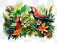 PNG Art pattern animal parrot transparent background