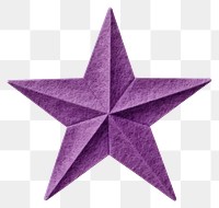 PNG Paper purple star  