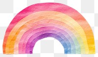 PNG Rainbow white background creativity spectrum. 