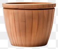 PNG Flowerpot pottery wood transparent background. 