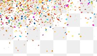 PNG Confetti backgrounds celebration transparent background