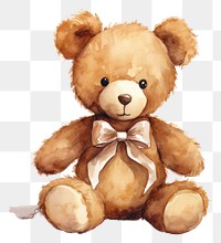 PNG Bear toy representation transparent background