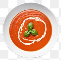 PNG Tomato soup food dish bowl. AI generated Image by rawpixel.