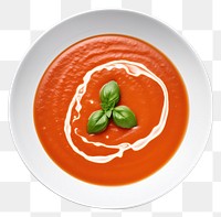 PNG Tomato soup food dish bowl. 