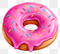 PNG Donut dessert food cake transparent background