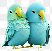 PNG Parrot animal bird budgerigar. AI generated Image by rawpixel.