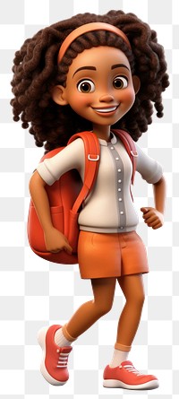 PNG Cartoon female hairstyle happiness. 