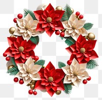 PNG Wreath celebration decoration christmas. 