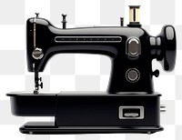 PNG Machine sewing black sewing machine. 