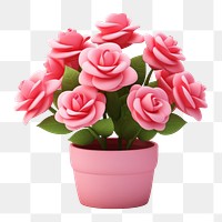 PNG Rose flower petal plant. AI generated Image by rawpixel.