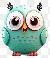 PNG Fun owl toy anthropomorphic transparent background
