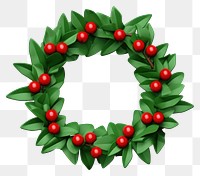 PNG Wreath food celebration decoration. AI generated Image by rawpixel.