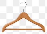 PNG Hanger wood white background simplicity. AI generated Image by rawpixel.
