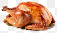 PNG Thanksgiving dinner turkey meat transparent background