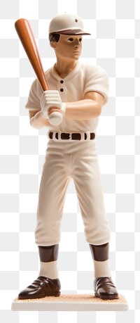 PNG Baseball figurine sports transparent background. 