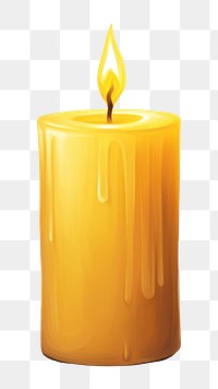 PNG Candle illuminated cylinder. 