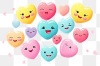 PNG Heart love face toy. AI generated Image by rawpixel.