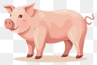 PNG Mammal animal boar pig transparent background