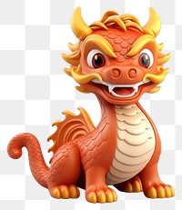 PNG Dragon animal representation chinese dragon. AI generated Image by rawpixel.