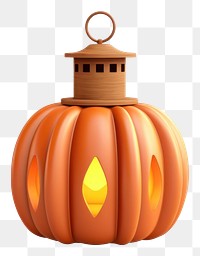 PNG Lantern pumpkin food anthropomorphic. AI generated Image by rawpixel.