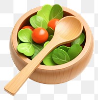 PNG Spoon bowl wood white background. AI generated Image by rawpixel.