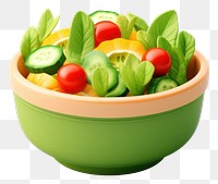 PNG Bowl salad food vegetable. AI generated Image by rawpixel.