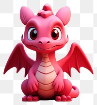 PNG Cartoon dragon cute representation.