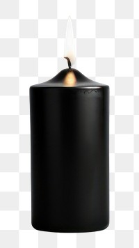 PNG Candle black spirituality. 