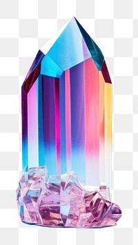 PNG Crystal mineral gemstone lighting. 