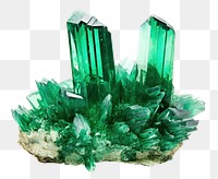 PNG Gemstone crystal mineral emerald. 