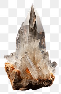 PNG Crystal quartz mineral gemstone. AI generated Image by rawpixel.