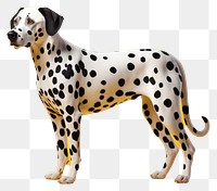 PNG Dalmatian animal mammal pet transparent background