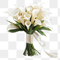 PNG Flower wedding plant white. AI generated Image by rawpixel.