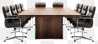 PNG Meeting table furniture office chair. 