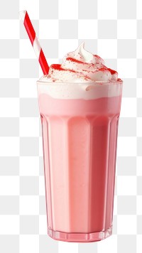 PNG Milkshake smoothie dessert cream. AI generated Image by rawpixel.