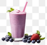 PNG Smoothie milkshake blueberry fruit. 