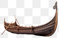 PNG Viking boat vehicle gondola white background. AI generated Image by rawpixel.