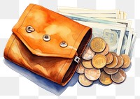 PNG Handbag wallet money accessories. 