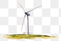 PNG Windmill outdoors turbine machine. AI generated Image by rawpixel.
