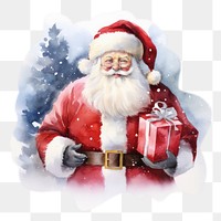 PNG Christmas gift santa claus celebration. 